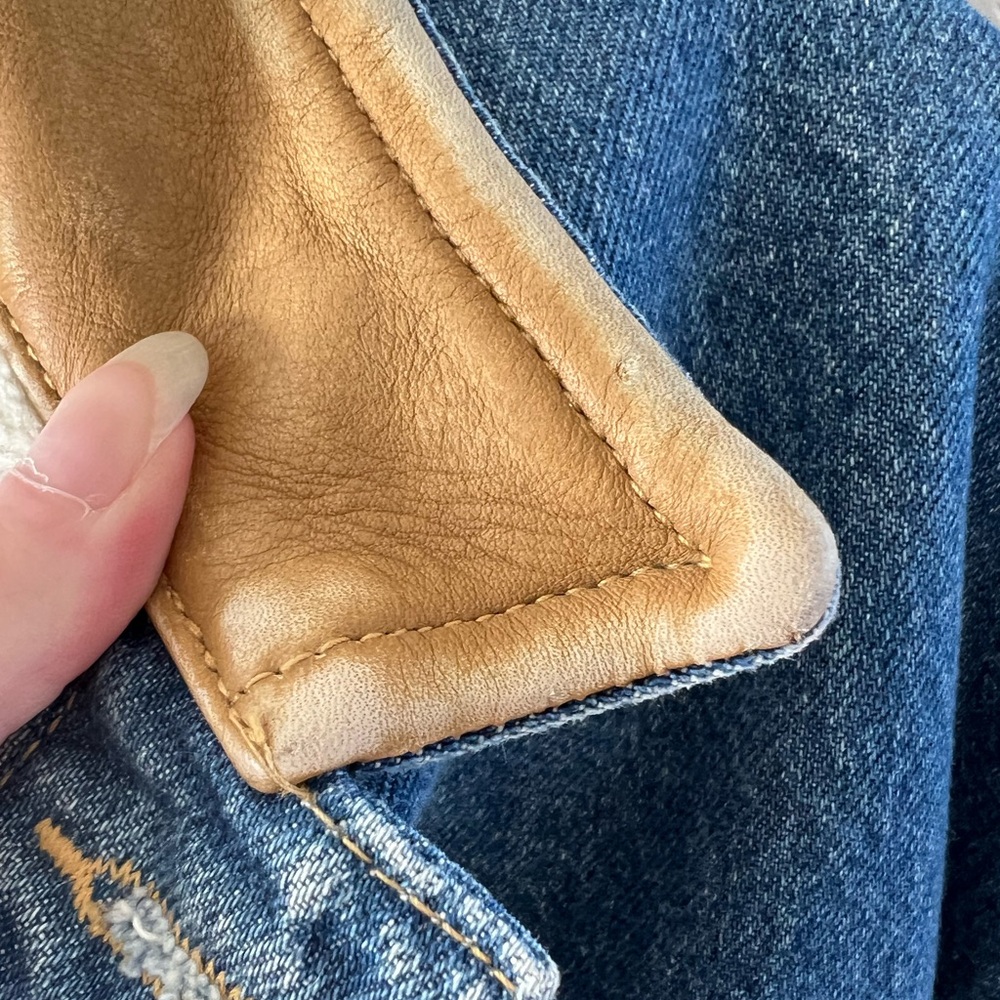 EUC Men’s Large Schaefer Outfitter Denim Jacket - Picture 10 of 16